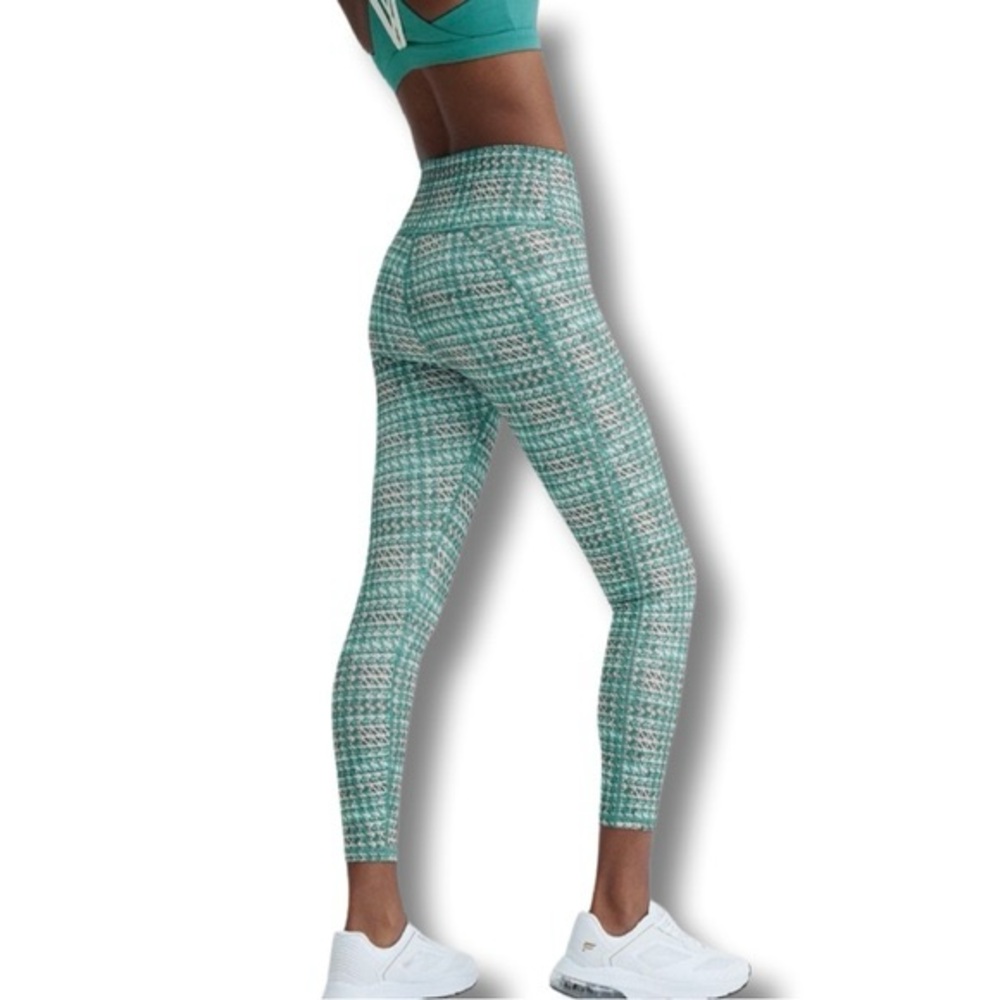 Fabletics High Waisted Printed Powerhold 7/8 Tights Tropics Heritage print XL